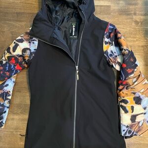 Armada Women's Insulated Ski Jacket - Black and Orange